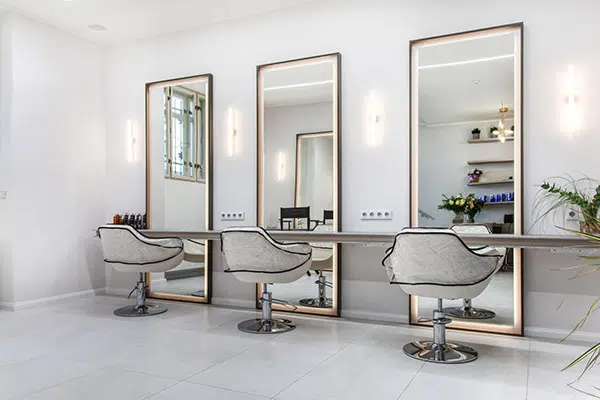Full Length Smart Mirror application Hairdressing Salons