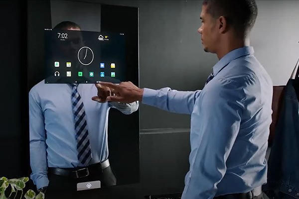 Interactive Touchscreen TV Mirror