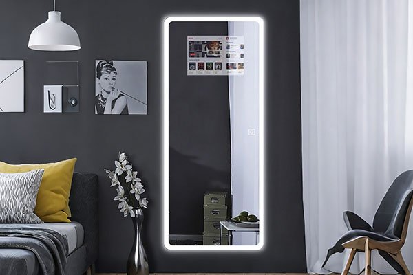 rectangular full length smart mirror